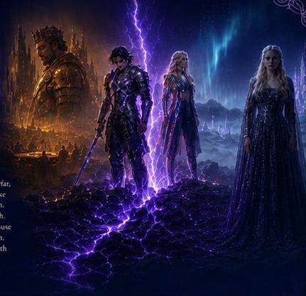 Arthur, Lancelot, Guinevere and Morgaine, The Faultline Between Us