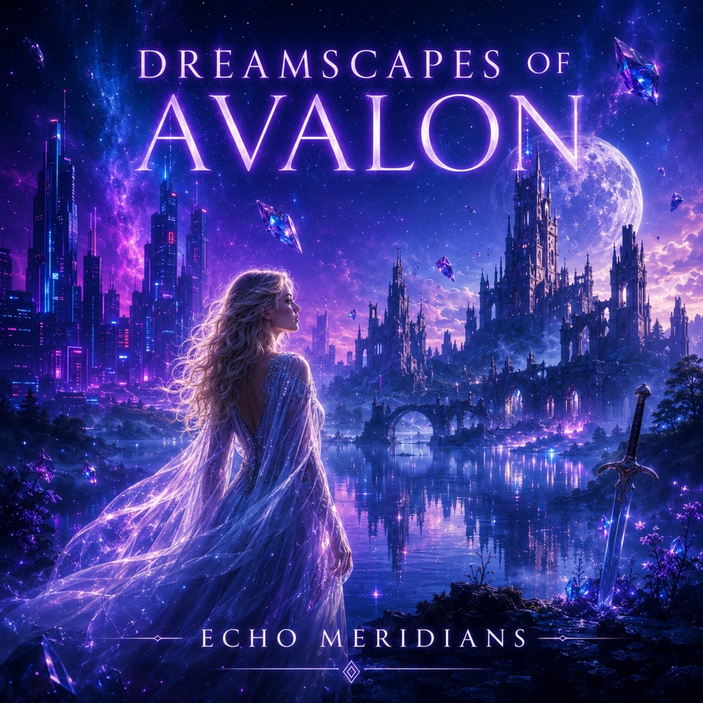 Dreamscapes of Avalon album cover - Echo Meridians